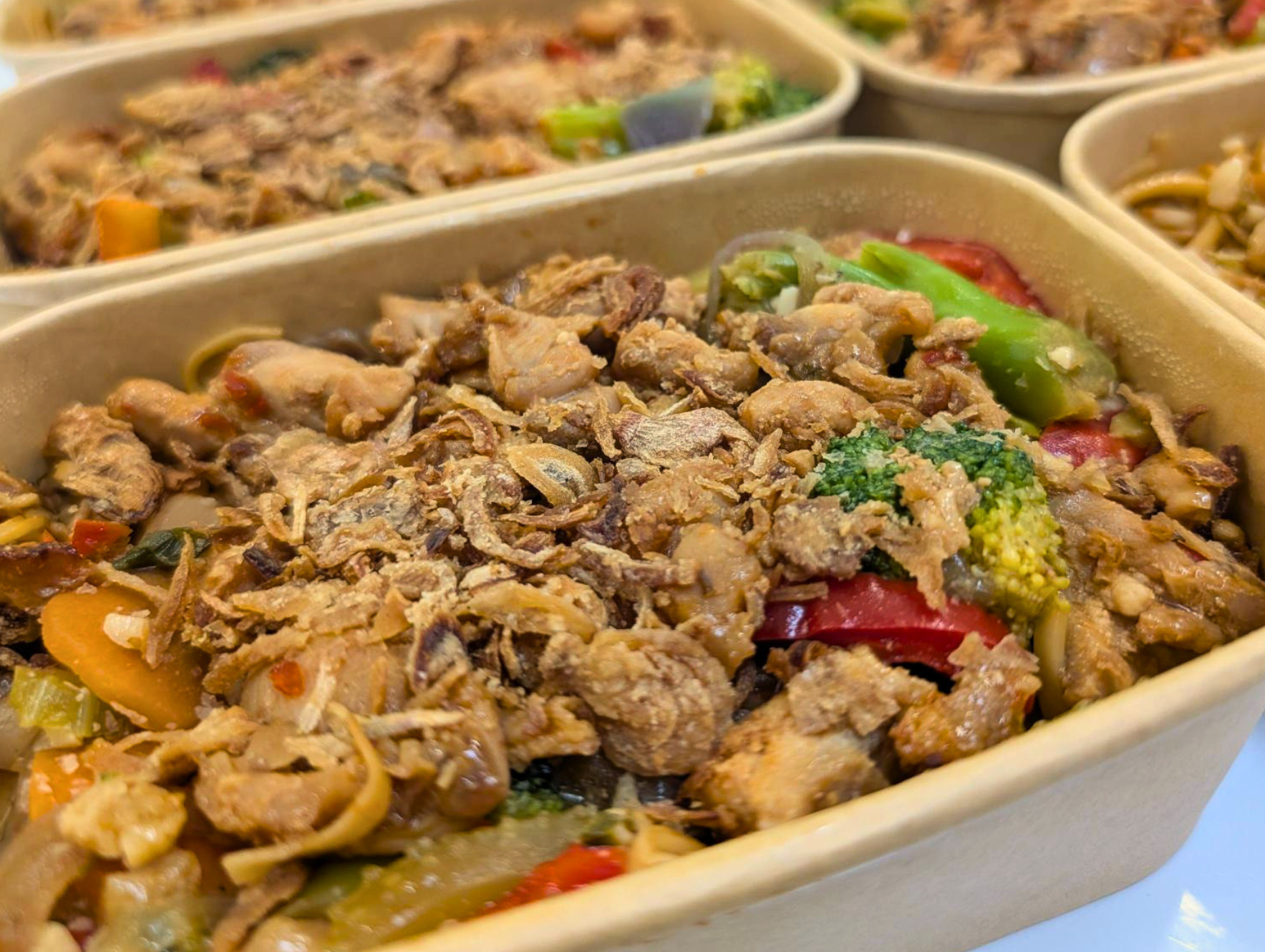 Chicken Stir Fry - Sticky Ginger and Chilli