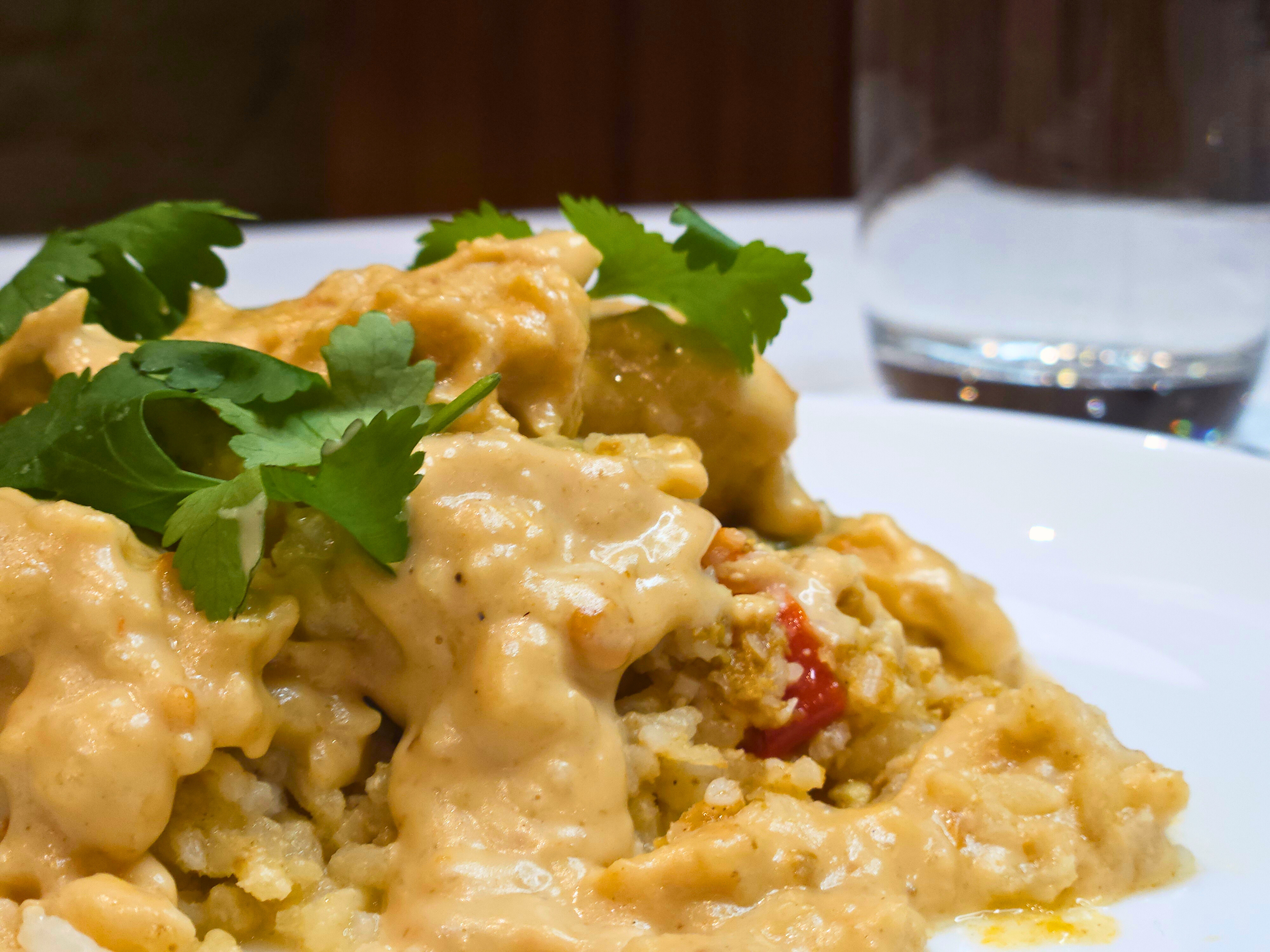 Satay Chicken with Seasonal Vegetables