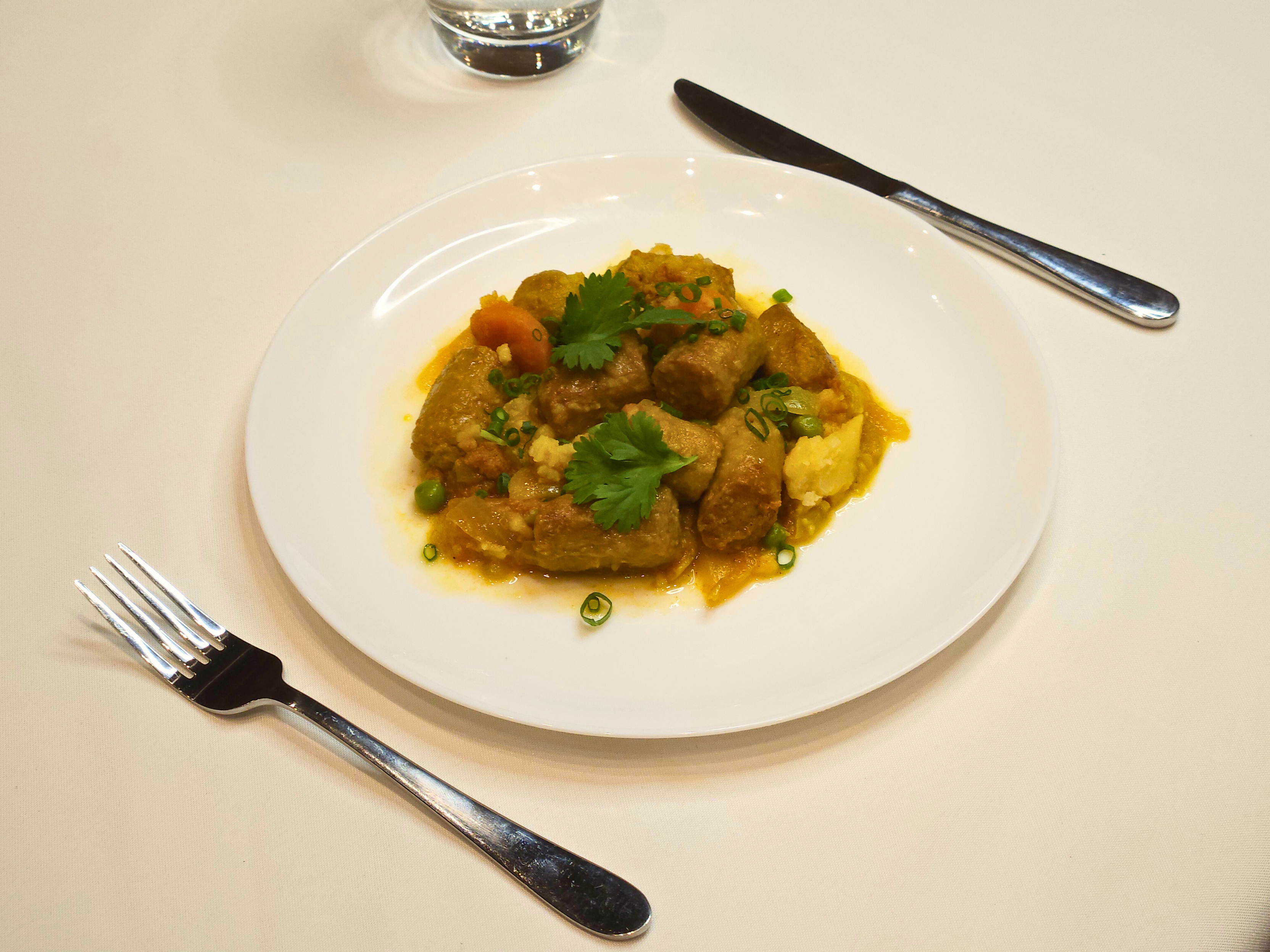 Curried Sausages