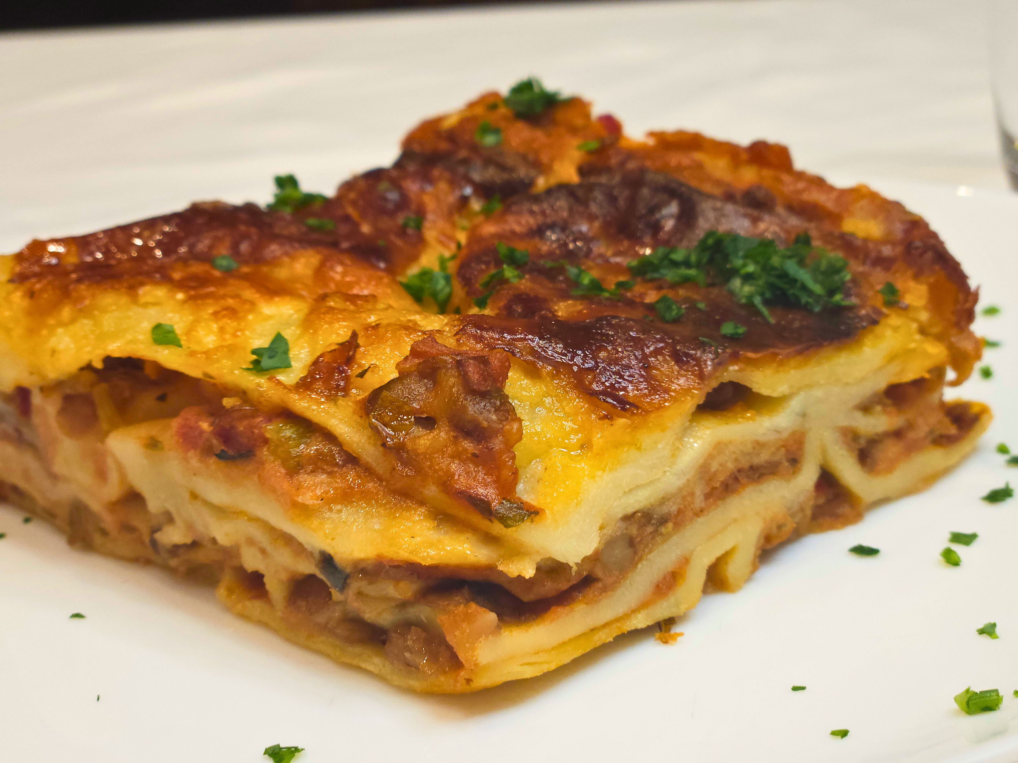 Roast Vegetable and Lentil Lasagna
